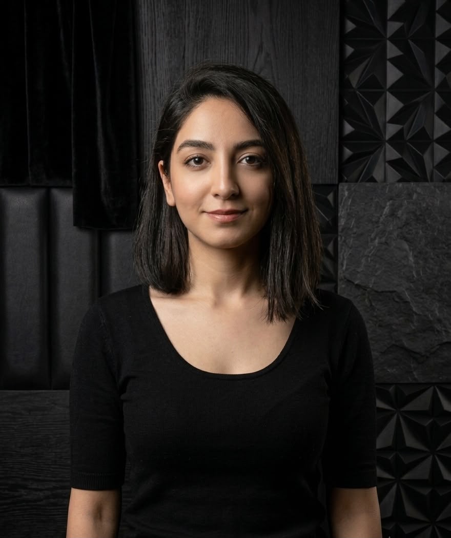 Portrait of Rojin Mir, AI Workflow and Project Coordinator at E4LA